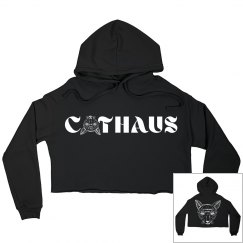 Double Sided Cropped Hoodie