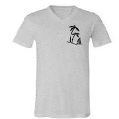 Unisex V-Neck Jersey Tee