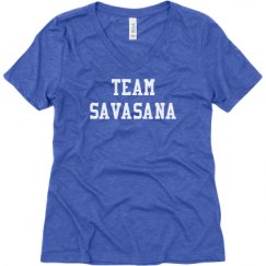 Ladies Relaxed Fit Super Soft Triblend V-Neck Tee