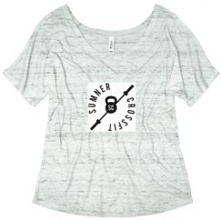 Ladies Flowy Slouchy Tee