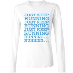 Ladies Relaxed Fit Basic Long Sleeve Tee