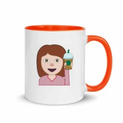 11oz Ceramic Mug with Color Inside