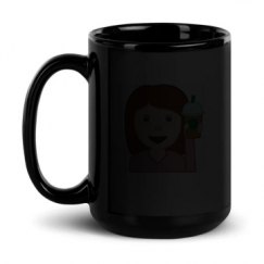 15oz Black Glossy Mug