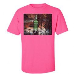 Unisex Ultra Cotton Safety Neon Crewneck Tee