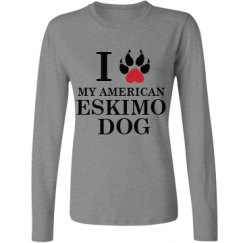 Ladies Relaxed Fit Basic Long Sleeve Tee