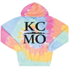 Unisex Tie-Dye Fleece Hoodie