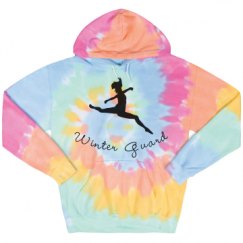 Unisex Tie-Dye Fleece Hoodie