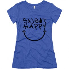 Ladies Slim Fit Super Soft Triblend Tee