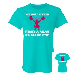 DONDIFITNESS LADIES SLIM FIT T SHIRT