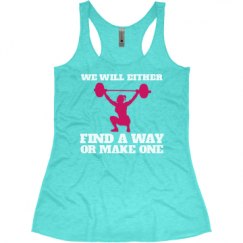 Ladies Slim Fit Super Soft Racerback Triblend Tank