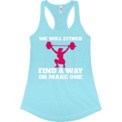 Ladies Slim Fit Racerback Tank Top