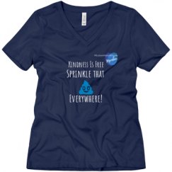 Ladies Relaxed Fit V-Neck Tee