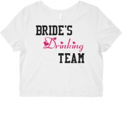 Ladies Slim Fit Crop Top Tee