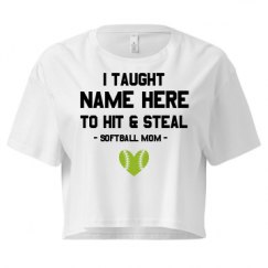 Ladies Festival Cali Crop Top Tee