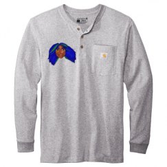 Unisex Carhartt Long Sleeve Henley Tee