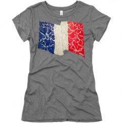 Ladies Slim Fit Super Soft Triblend Tee