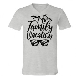 Unisex V-Neck Jersey Tee