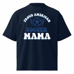 Unisex Organic Oversized High Neck T-Shirt