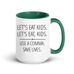 15oz Ceramic Mug with Color Inside