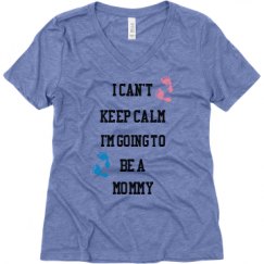 Ladies Relaxed Fit Super Soft Triblend V-Neck Tee