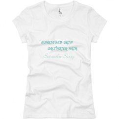 Ladies Slim Fit Basic Promo Jersey Tee