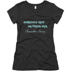 Ladies Slim Fit Super Soft Triblend Tee