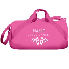 Custom Name Loves Dance Bag