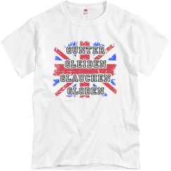 Gunter Gleiben Glauchen Globen Rock Lyric Tee