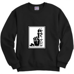 Unisex Film and Foil Crewneck Sweatshirt