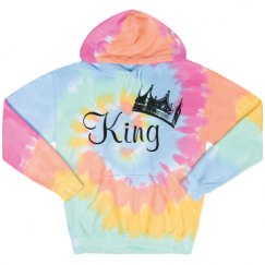 Unisex Tie-Dye Fleece Hoodie
