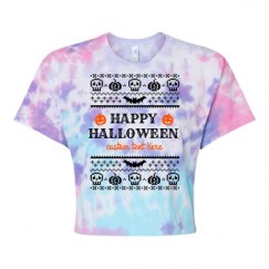 Women's Tie Dye Crop Top Tee