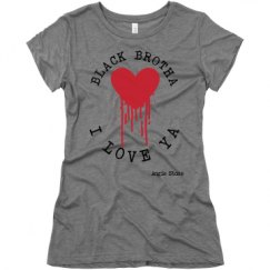 Ladies Slim Fit Super Soft Triblend Tee