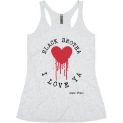 Ladies Slim Fit Super Soft Racerback Triblend Tank