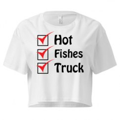 Ladies Festival Cali Crop Top Tee