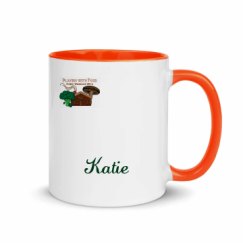 11oz Ceramic Mug with Color Inside