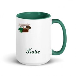 15oz Ceramic Mug with Color Inside