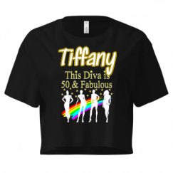 Ladies Festival Cali Crop Top Tee