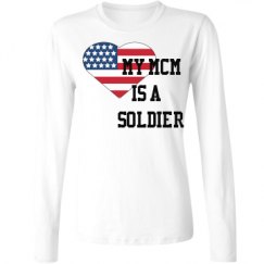 Ladies Relaxed Fit Basic Long Sleeve Tee