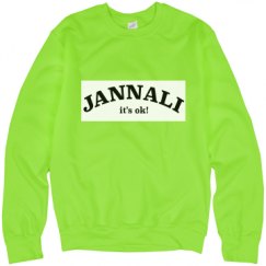 Unisex Neon Crewneck Sweatshirt