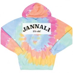Unisex Tie-Dye Fleece Hoodie