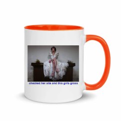 11oz Ceramic Mug with Color Inside