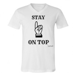 Unisex V-Neck Jersey Tee