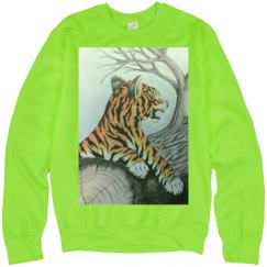 Unisex Neon Crewneck Sweatshirt