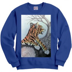 Unisex Film and Foil Crewneck Sweatshirt