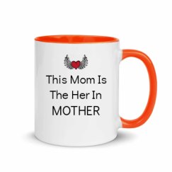 11oz Ceramic Mug with Color Inside