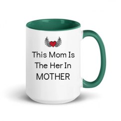 15oz Ceramic Mug with Color Inside