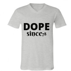 Unisex V-Neck Jersey Tee