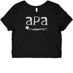 Ladies Slim Fit Crop Top Tee