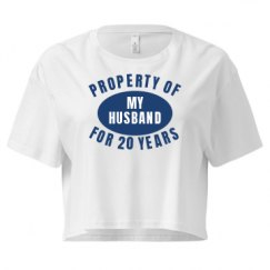 Ladies Festival Cali Crop Top Tee