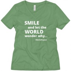 Ladies Relaxed Fit V-Neck Tee